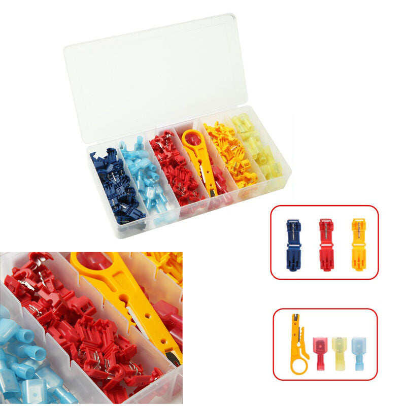 120xDurable Heat Shrink Wire Connectors Nylon Marine Electrical Terminals Ring v