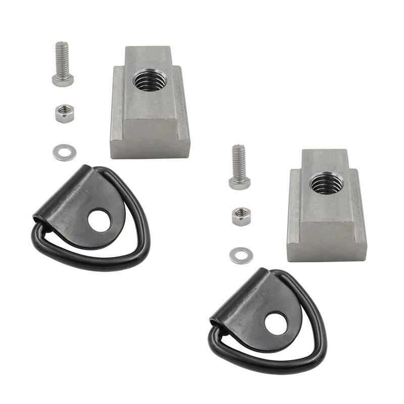 NEW 2x For Frontier Titan Tie Down Cleat Utili Track Cargo Hold Down Hook d ring