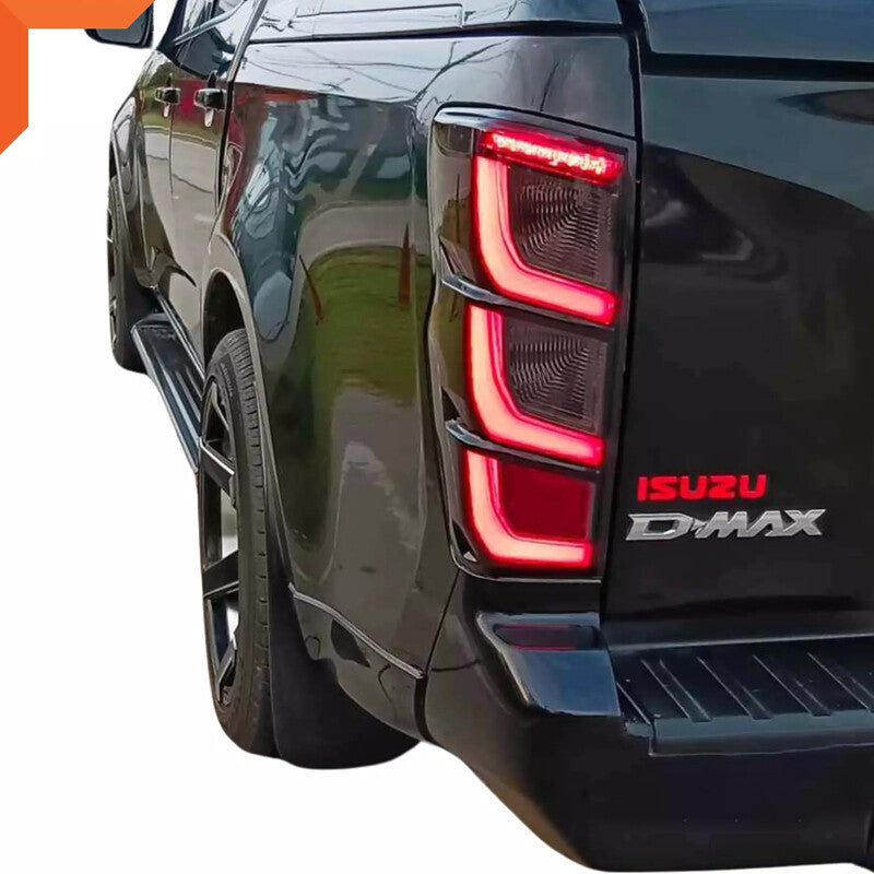 Upgraded new smoked LED taillight assembly for ISUZU D-MAX DMAX PICKUP 2020-2024
