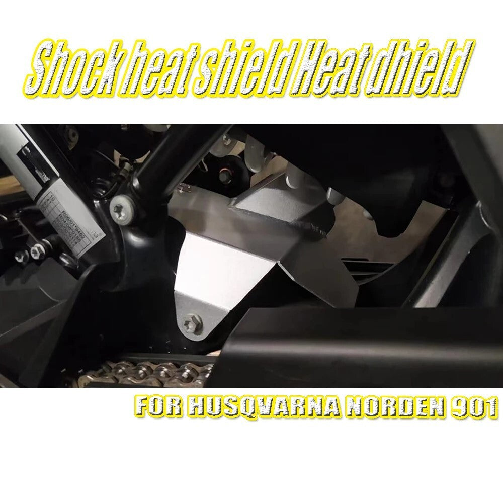 Fit For Husqvarna Norden 901 2022 Rear Shock heat shield Exhaust pipe protection