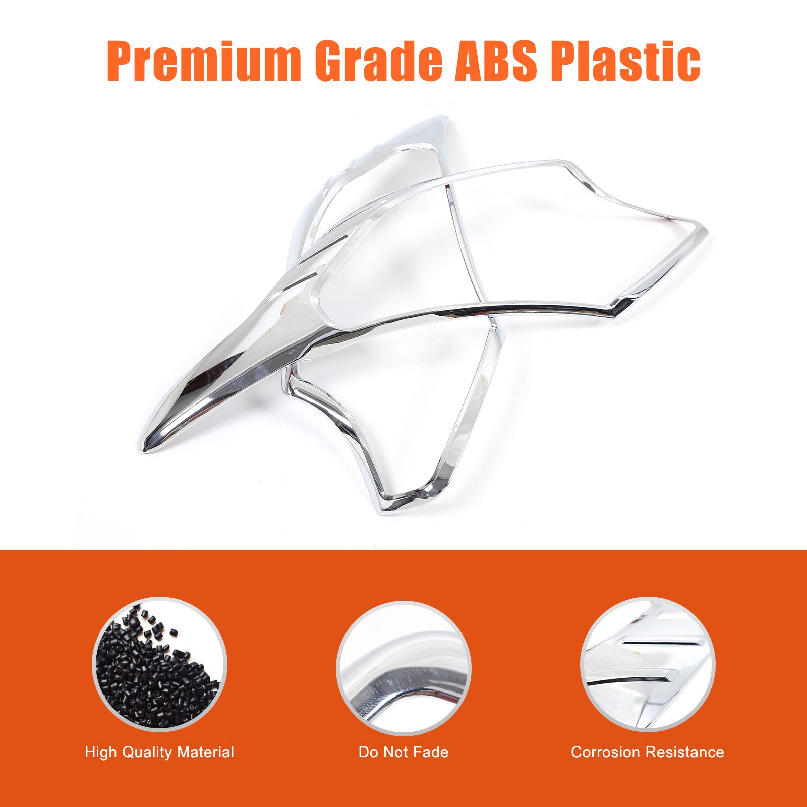 Headlight protective cover for L200 Triton 2015 2016 2017 (chrome) n