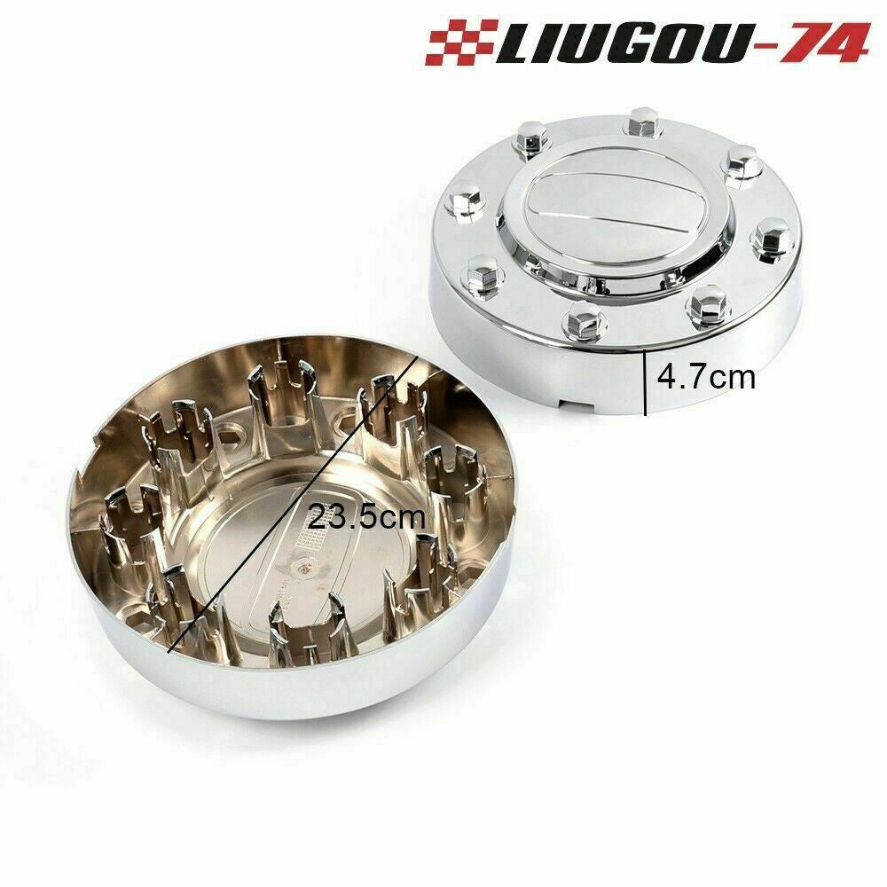 Front Wheel Center Caps Fits 11 - 16 for Dodge for Ram 3500 1 Ton Dual Truck for CHRome U- v
