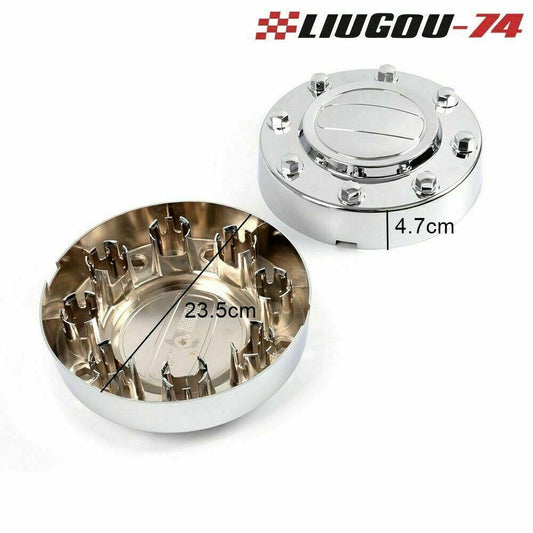 Front Wheel Center Caps Fits 11 - 16 for Dodge for Ram 3500 1 Ton Dual Truck for CHRome U- v