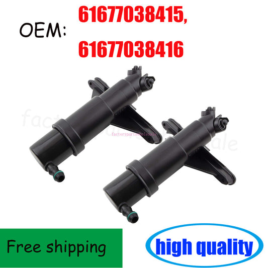 1PAIR L+R Headlight Washer Sprayer Nozzle for E60 E61 5 535i M5 n