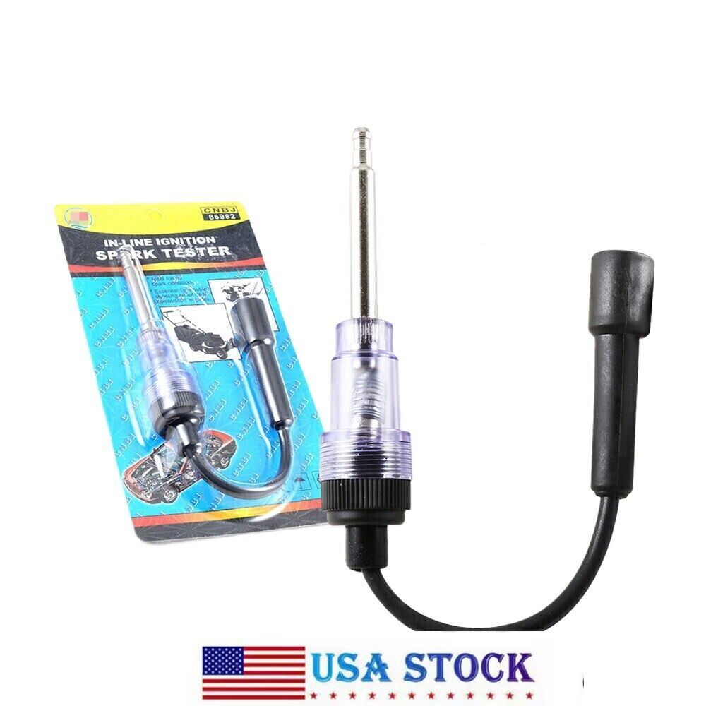 Spark Plug Tester Ignition System Coil Engine In Line Auto Diagnostic Test Tools Q