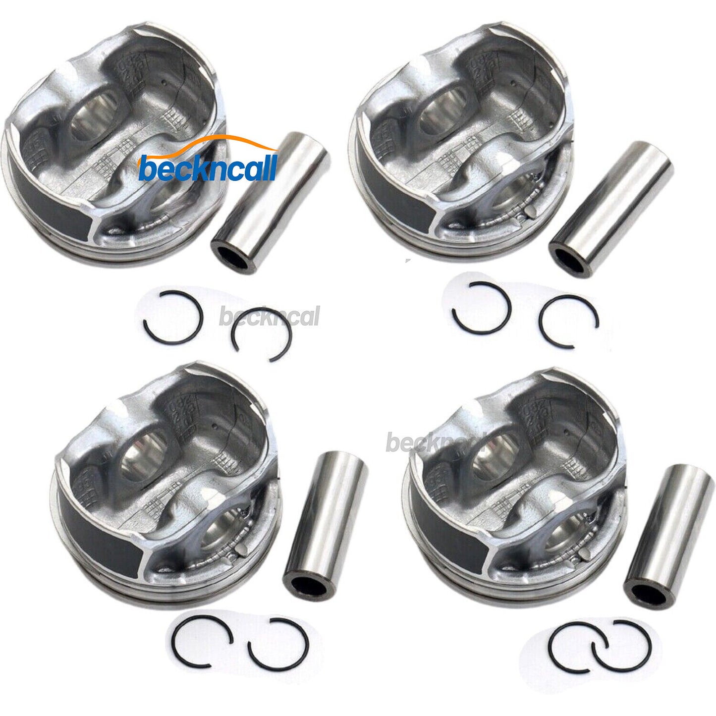 4x Pistons  Rings 06D107066L For 2.0TFSI for Audi S3 TTS Quattro for VW for Golf R for Seat