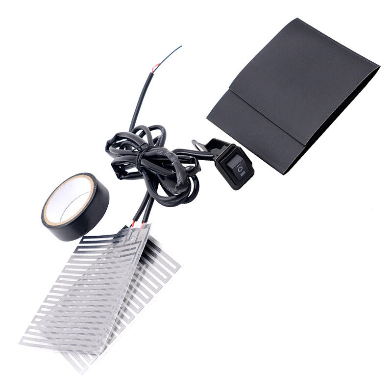 7/8 Motorcycle Heating Adjustable High &Low Temperature Handle Cover Set v