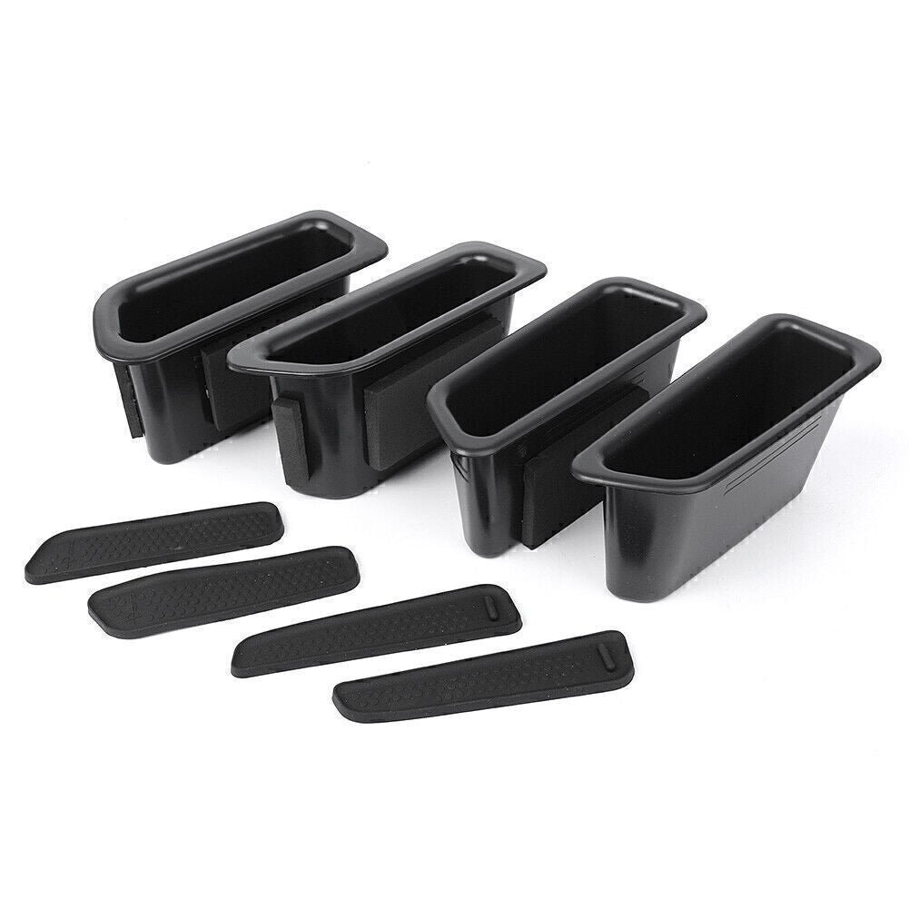 4x Door Handle Storage Box Cup Armrest Container Bin Fit for VOLVO XC60 Q
