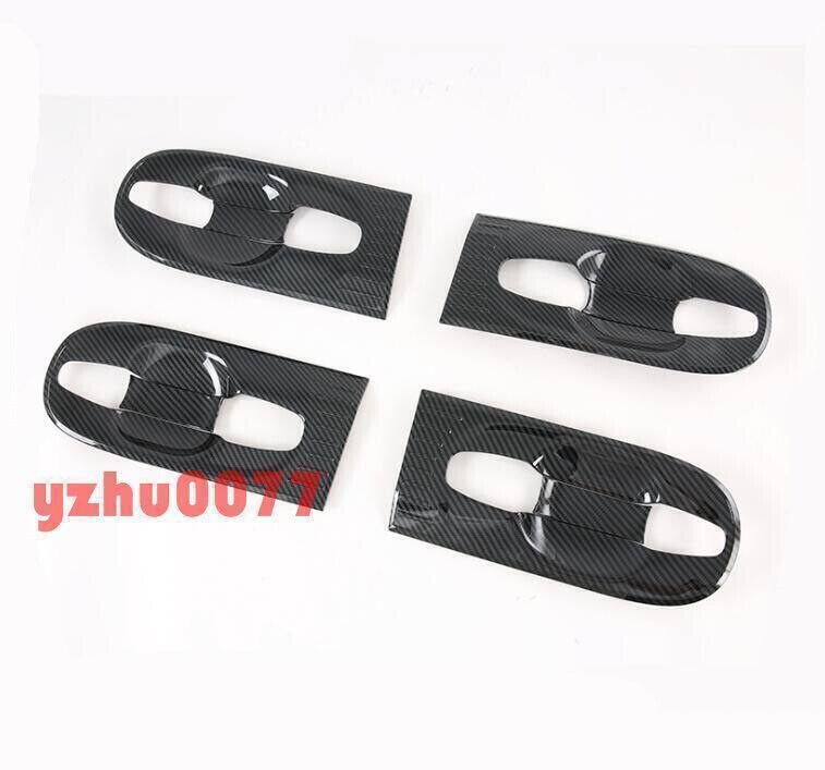 for Toyota 11-20 for Sienna Carbon Fiber Look Outer Door Handle Bowl Cover Trim 16X
