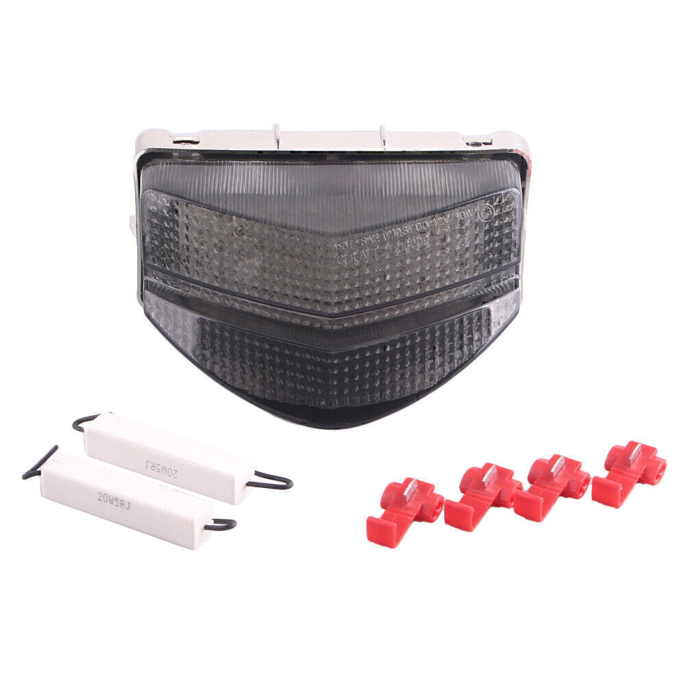 LED Tail Lamp Rear Taillight Running Light Smoke Lens Fit for Honda CBR600S 2001-03 Q
