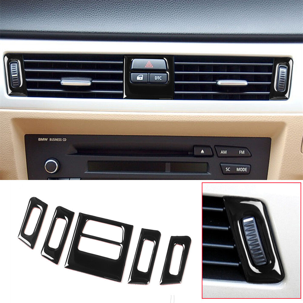 for BMW 3 Series E90 E92 E93 2005-2012 Black Air Conditioner Outlet Vent Cover¡Á5