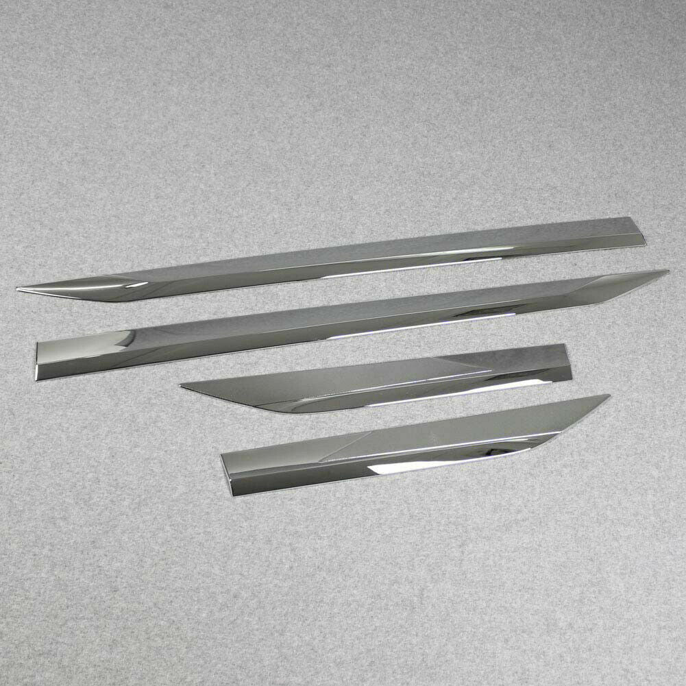 Chrome Style Door Body Side Molding Cover Guard Trims for Toyota RAV4 2019-2024