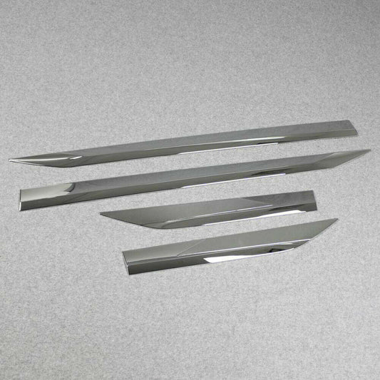 Chrome Style Door Body Side Molding Cover Guard Trims for Toyota RAV4 2019-2024