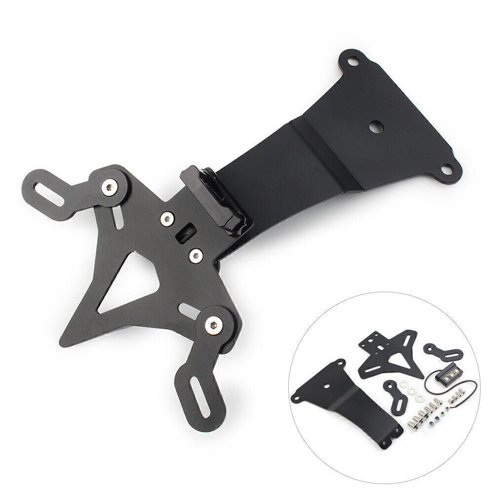 1x Rear Fender License Plate Holder w/ Light for Ducati Scrambler Cafe Racer 800