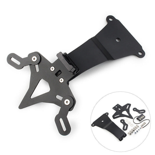 1x Rear Fender License Plate Holder w/ Light for Ducati Scrambler Cafe Racer 800