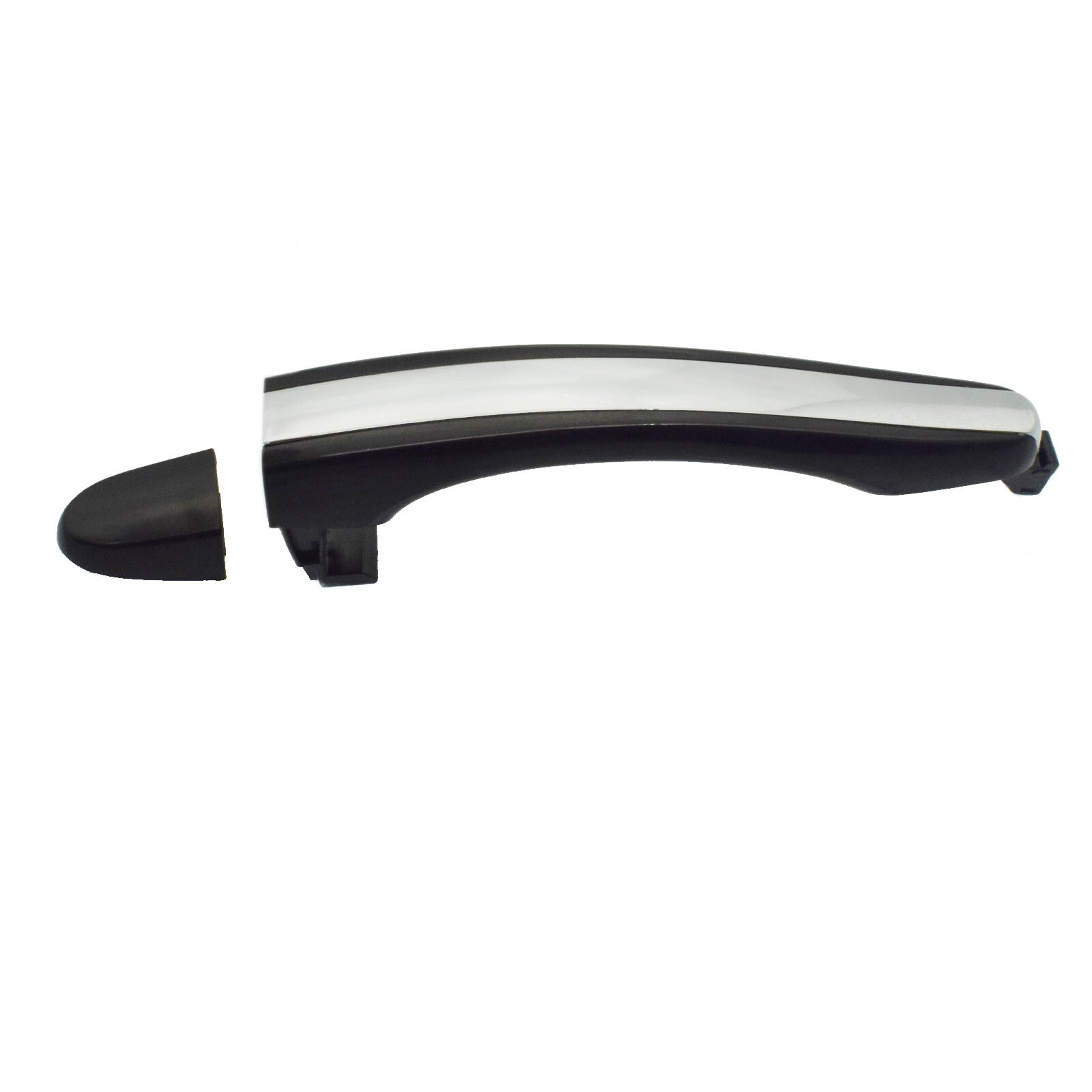 Right front chrome exterior door handle with keyhole for Hyundai Azera 2006 - 2011 - v