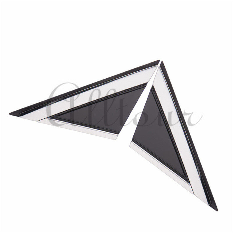 Pair Front LHRH Mirror Corner Triangle Molding Fender Fits 2010-16 for Cadillac SRX