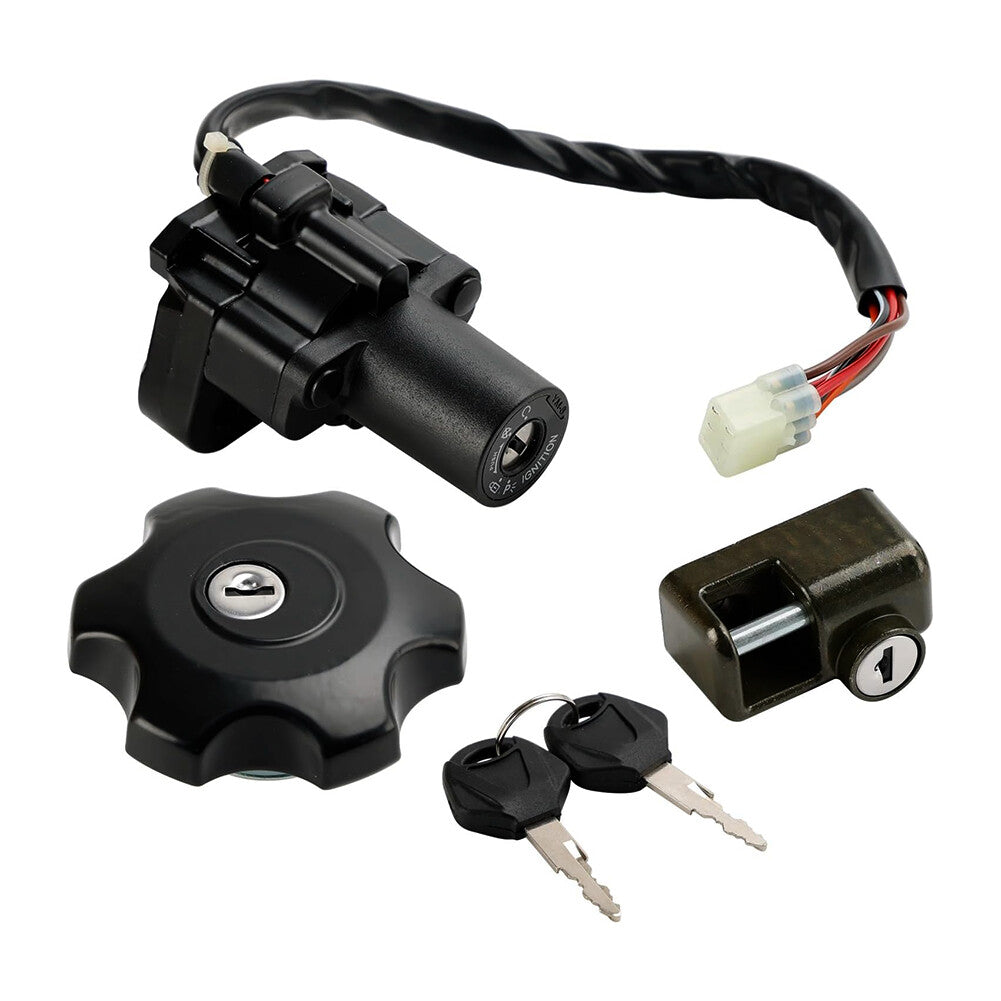 Igntiton Swtich Fuel Gas Tank Cap Lock Set For 1996-2024 for Suzuki DR650SE DR650S Q