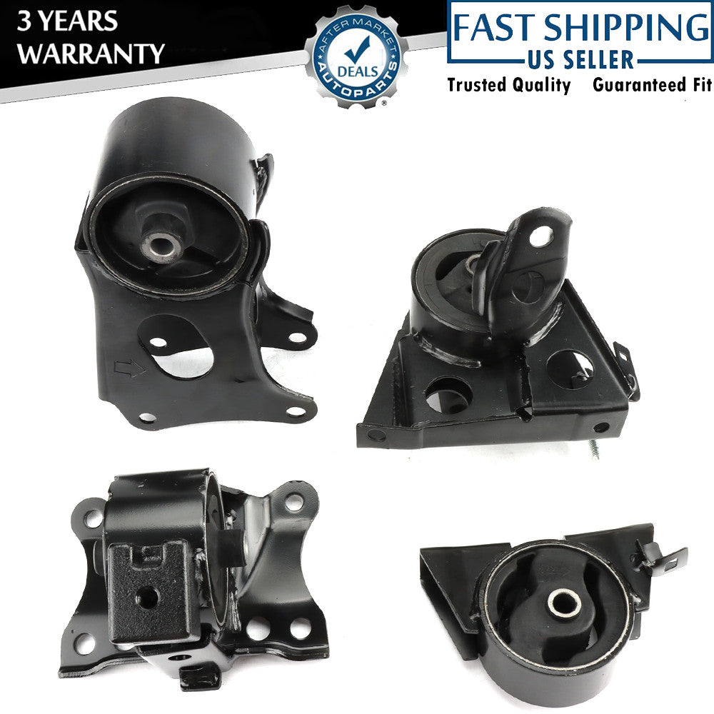 4Pcs Fits for Nissan X-Trail 2.5L Auto Trans 2002-2007 Engine Motor Trans Mount