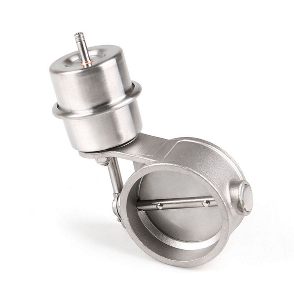 2 51mm Exhaust Control Valve Set Vacuum Actuator CLOSED Style Cut Downpipe Q