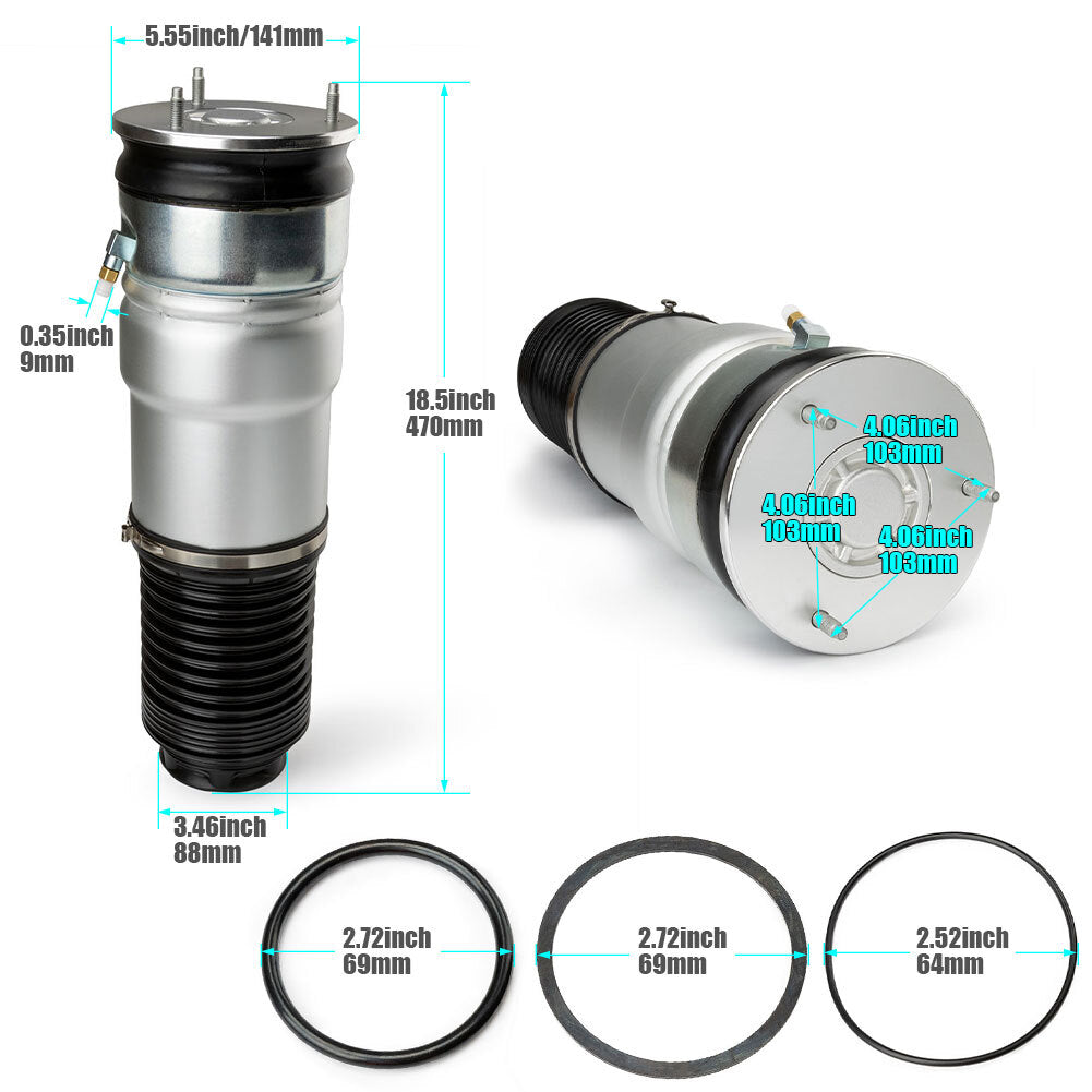 Rear air suspension strut 37126796929 is suitable for BMW 740Li, 750I, and 750Li Active Hybrid 7