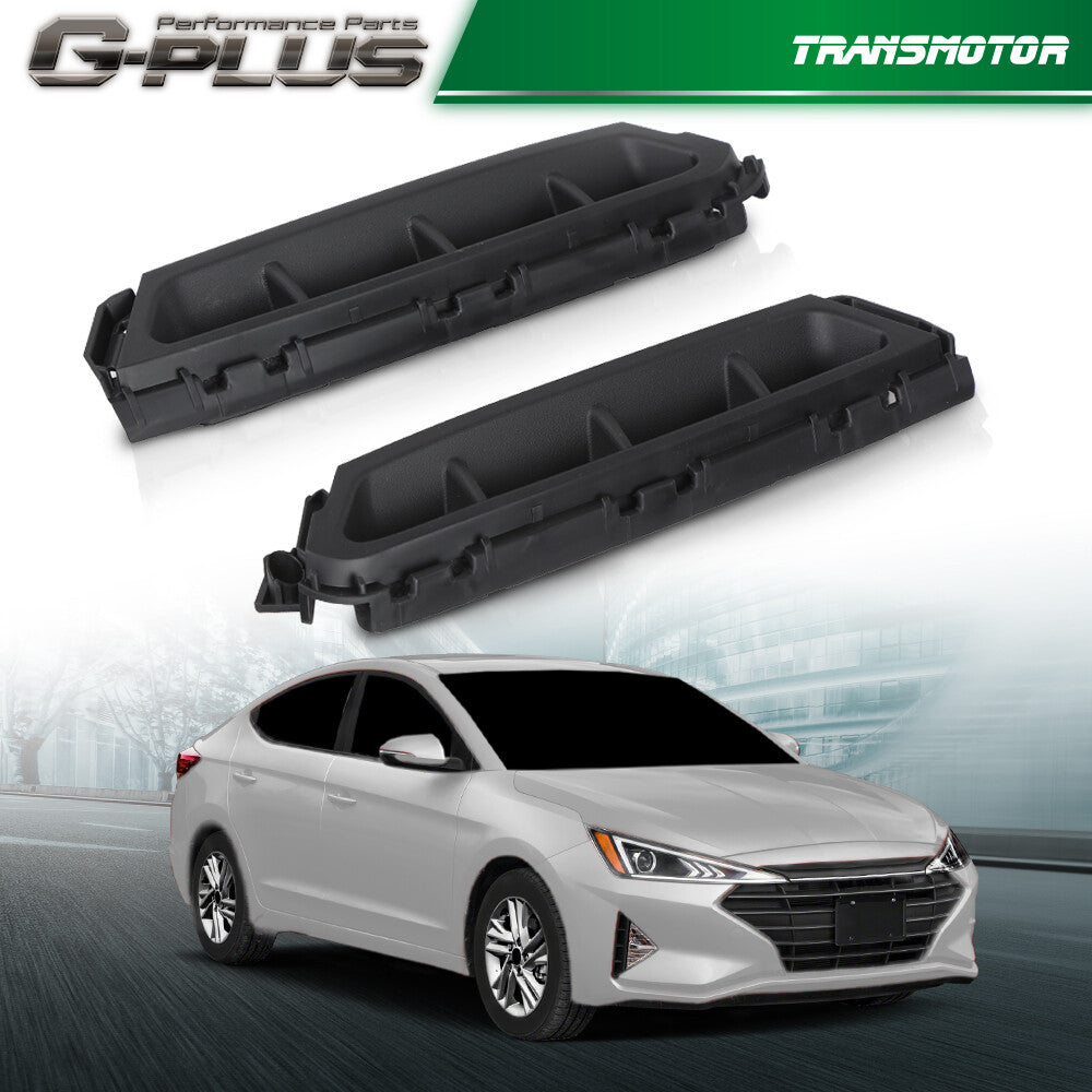A pair of front left and right bumper air curtain grilles suitable for 19-20 for Hyundai for Elantra - v
