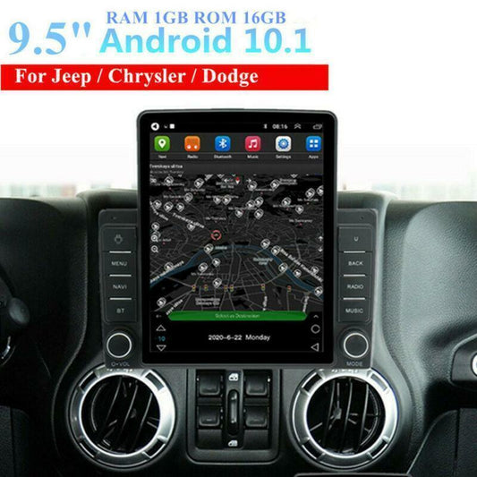 9.5 Android Stereo Radio Player GPS for Jeep for Wrangler Unlimited Liberty Patriot