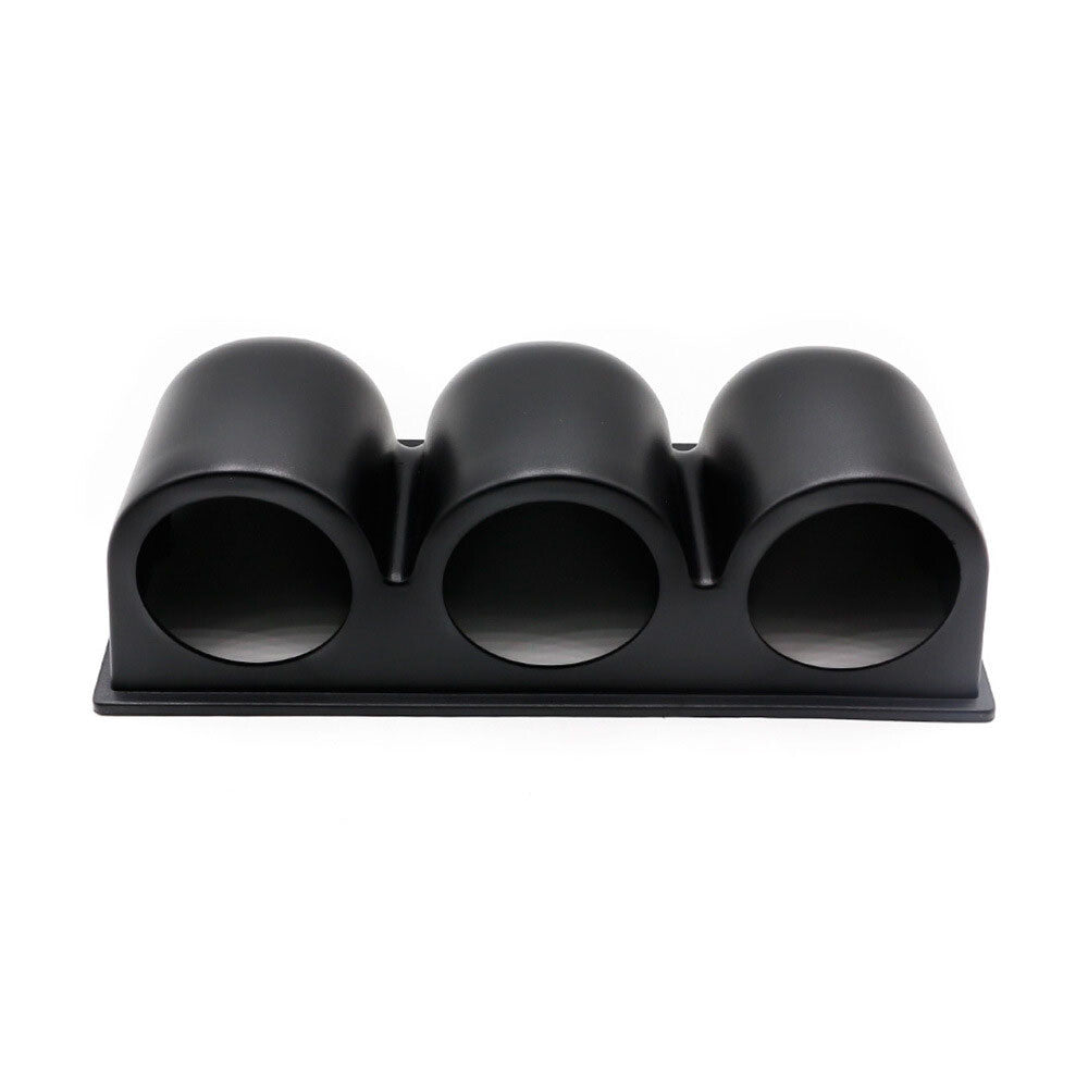 252mm Universal Black ABS 3 Triple Dash Gauge Meter Pod Car Auto Mount Holder Q
