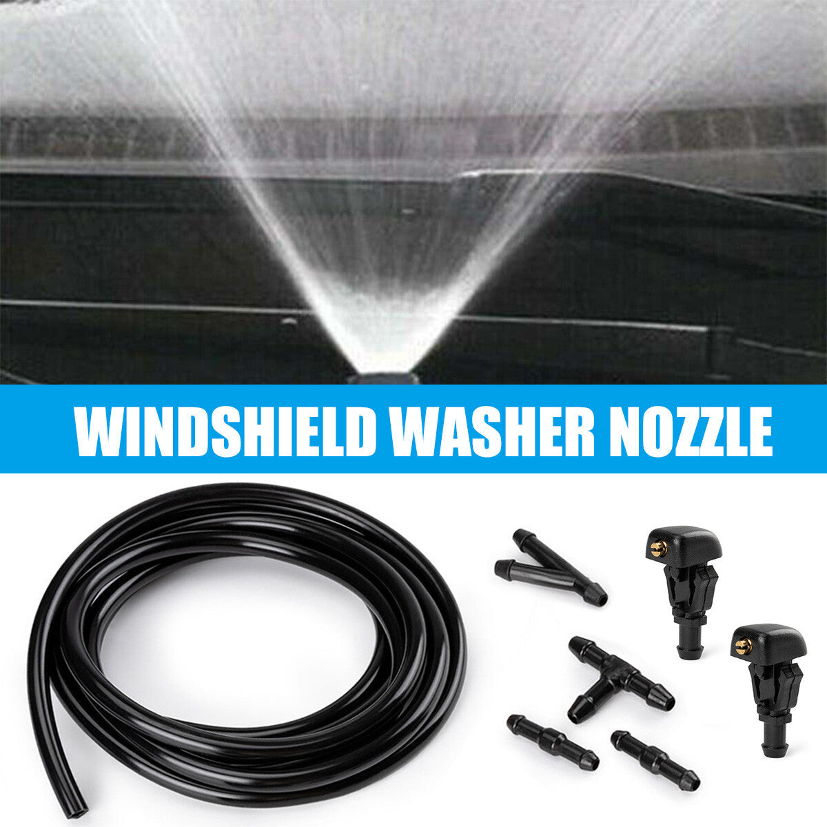 7-Piece Windshield Wiper Nozzle Kit  for ford  F150 04-14 3W7Z-17603-AA Q