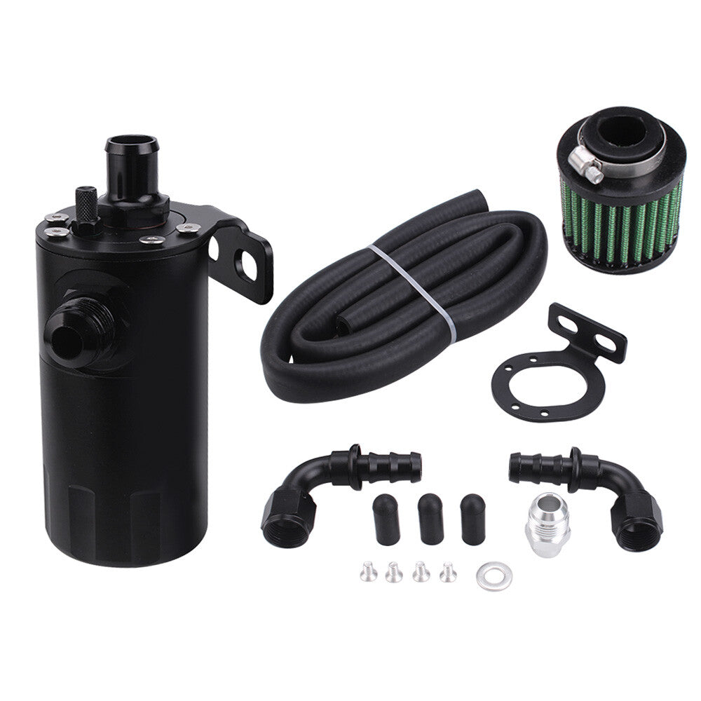 AN4 AN1 Universal Oil Separator Catch Can 240ML Air Return Diesel Petrol Engine