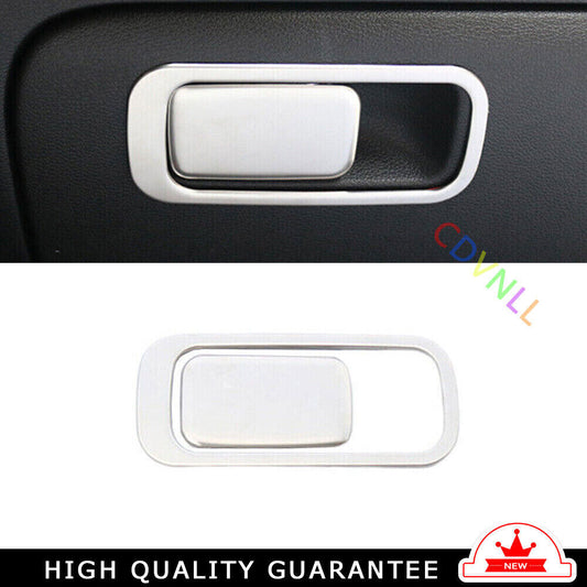 for Co -Pilot Storage Box Handle Sticker Fit for Kia K3 Forte 2019-22 Silver Titanium