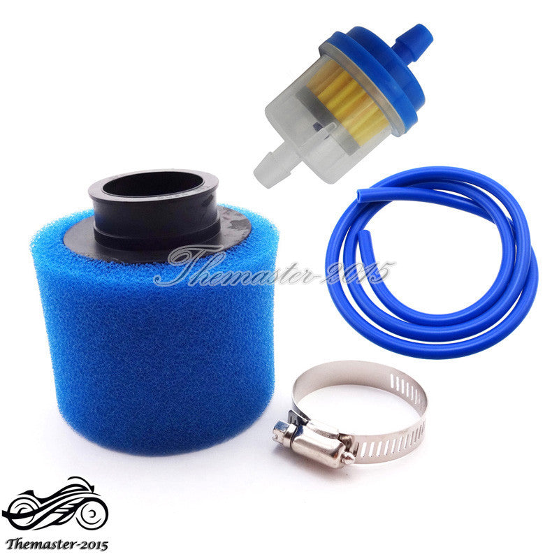 Fuel Hose 38mm Air Filter For 110cc 125cc ATC Pit Dirt Monkey Bike Taotao SSR Q