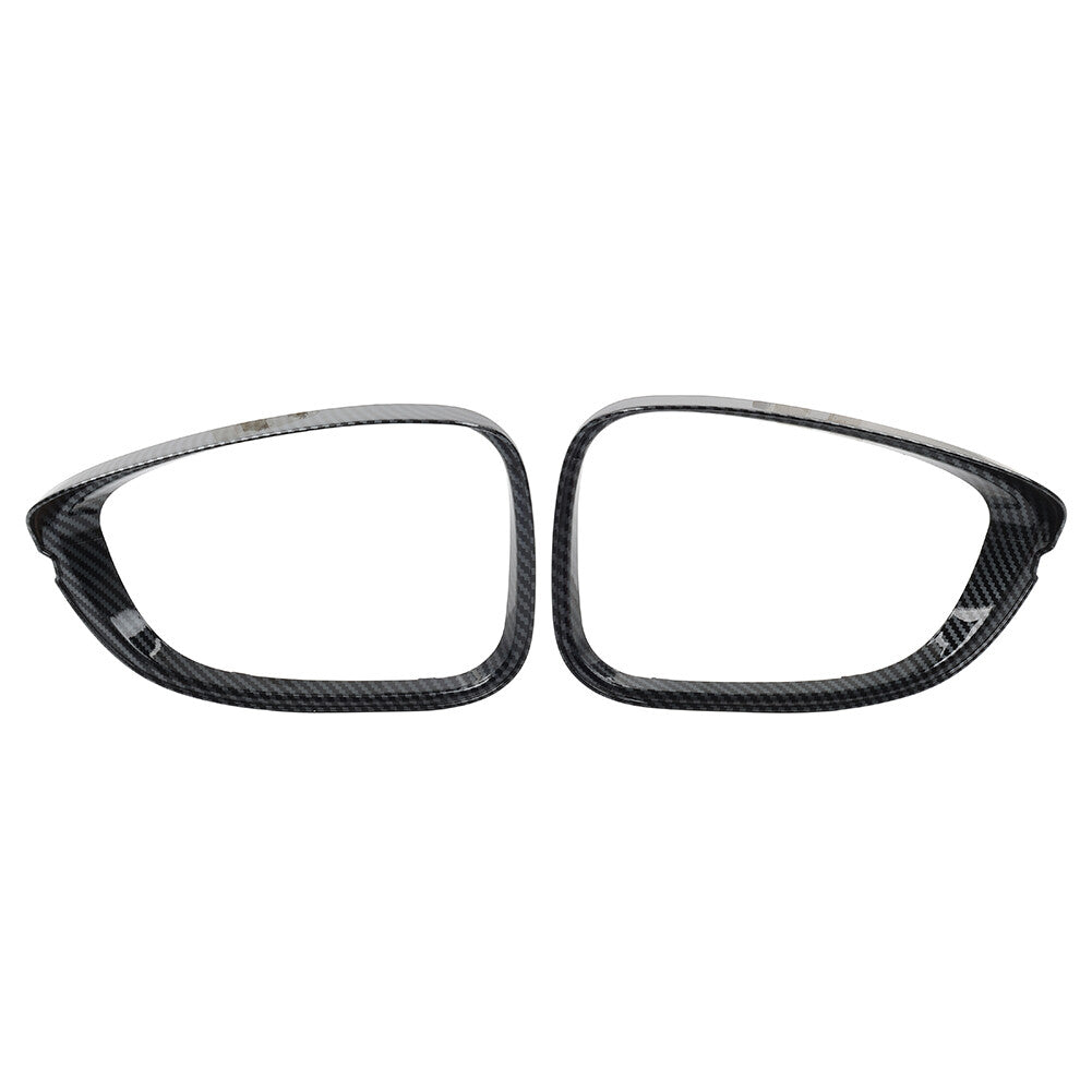 for Honda Accord 10th 2018-2022 Carbon Fiber Side Mirror Rain Eyebrow Cover Trim