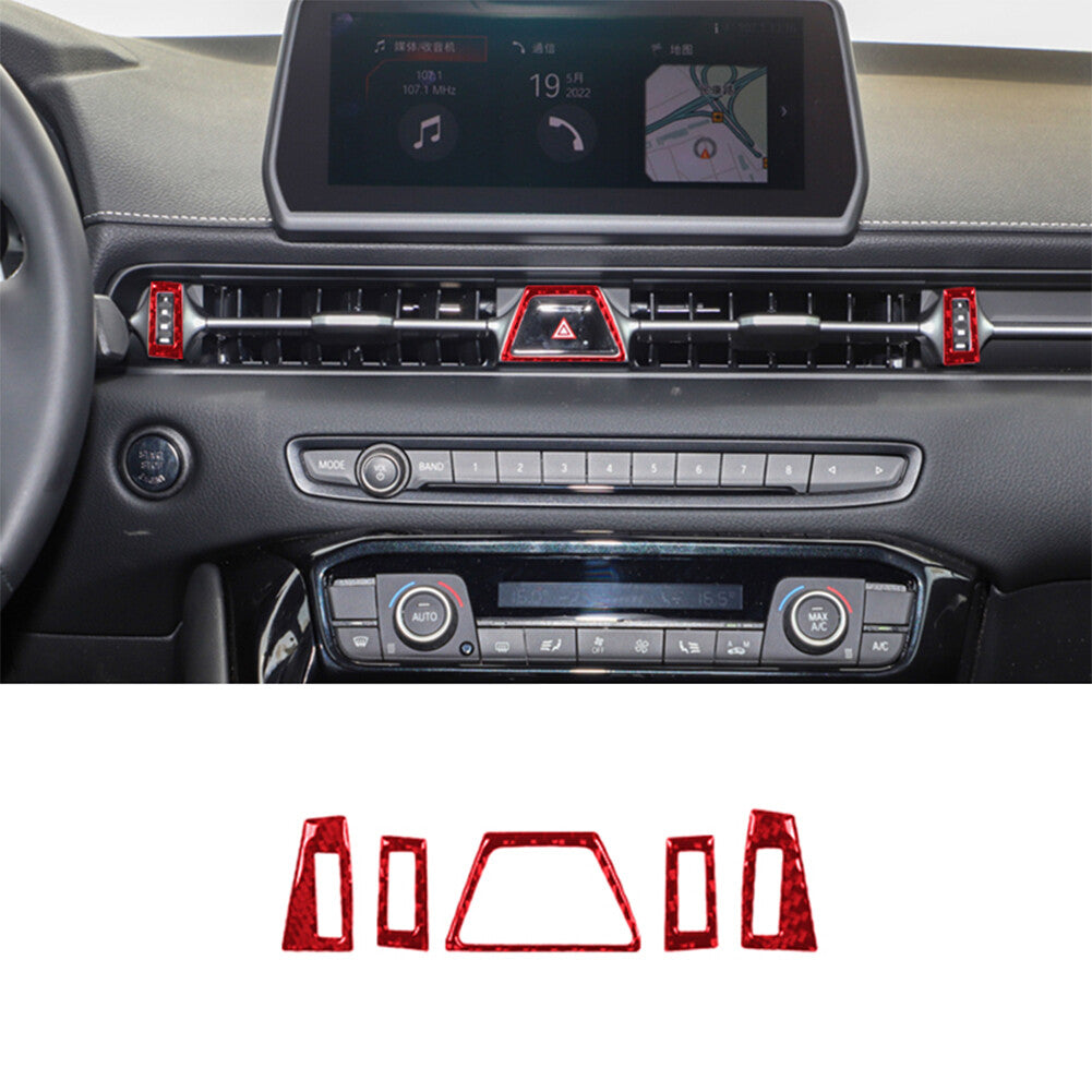Carbon Fiber Driver Side Storage Panel Cover Trim for Ram Promaster 2014-2021 v