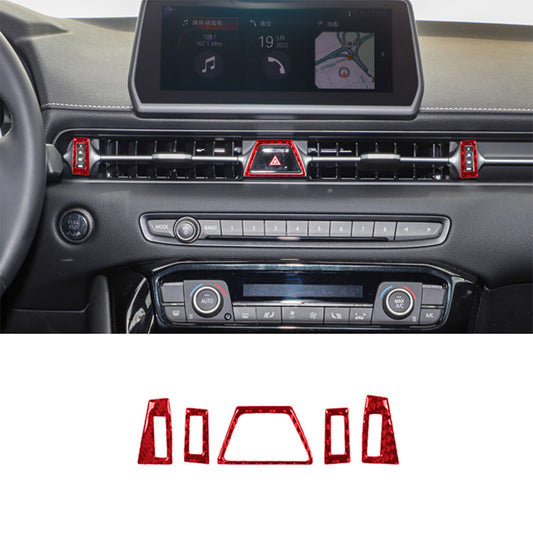 Carbon Fiber Driver Side Storage Panel Cover Trim for Ram Promaster 2014-2021 v
