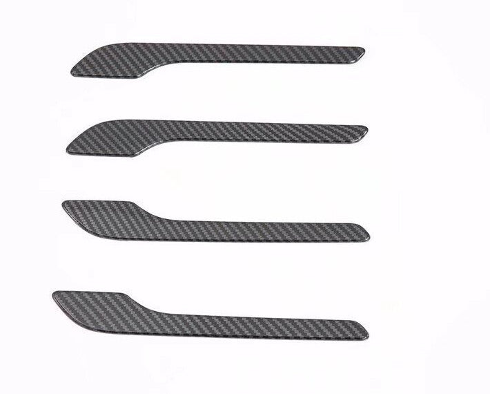 Carbon Fiber Door Handle Cover Anti-Scratch Car Accessories for Tesla for Model Y 23
