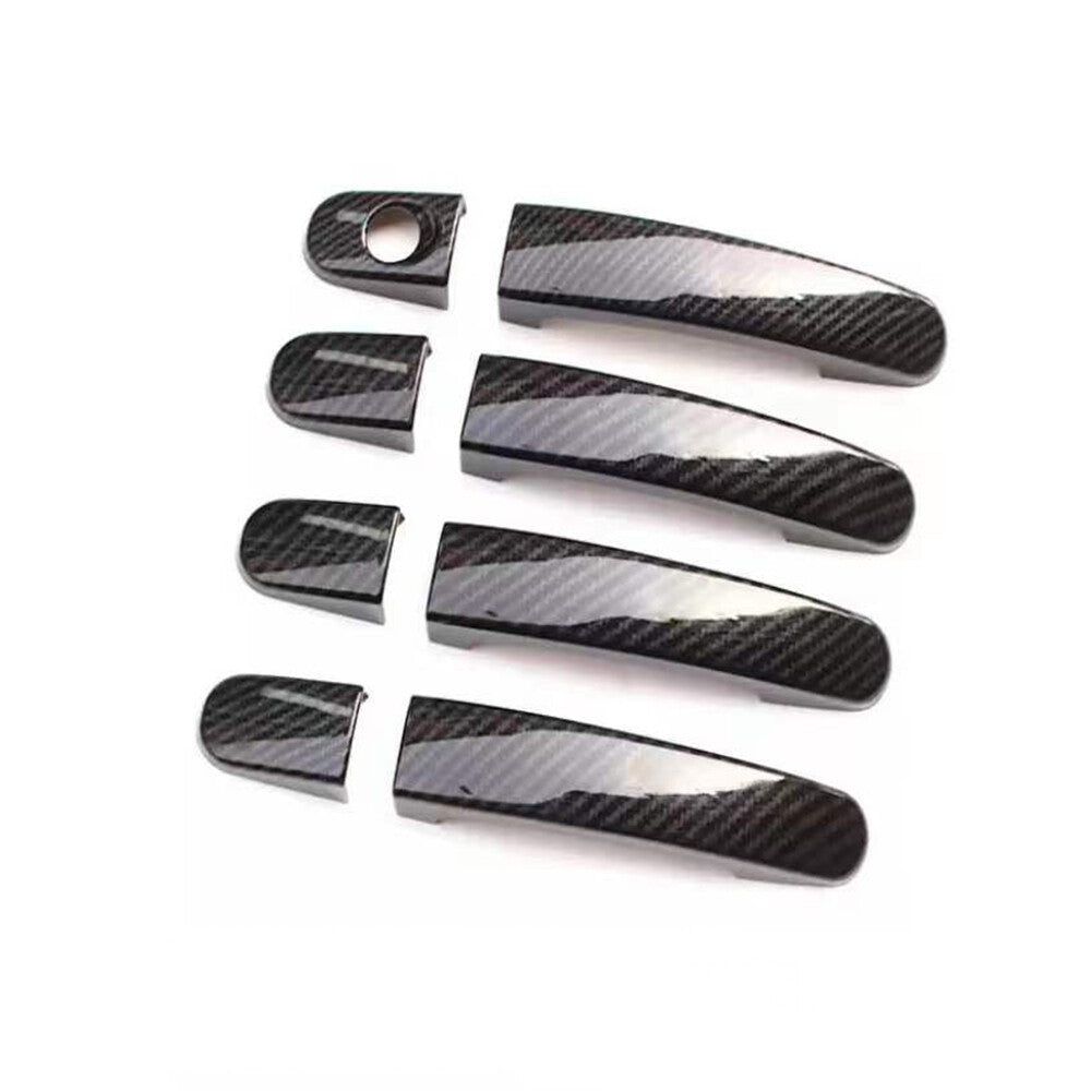 Carbon Fiber Door Handle Cover Trim for Ford 2013-2019 Escape / 2012-2018 Focus