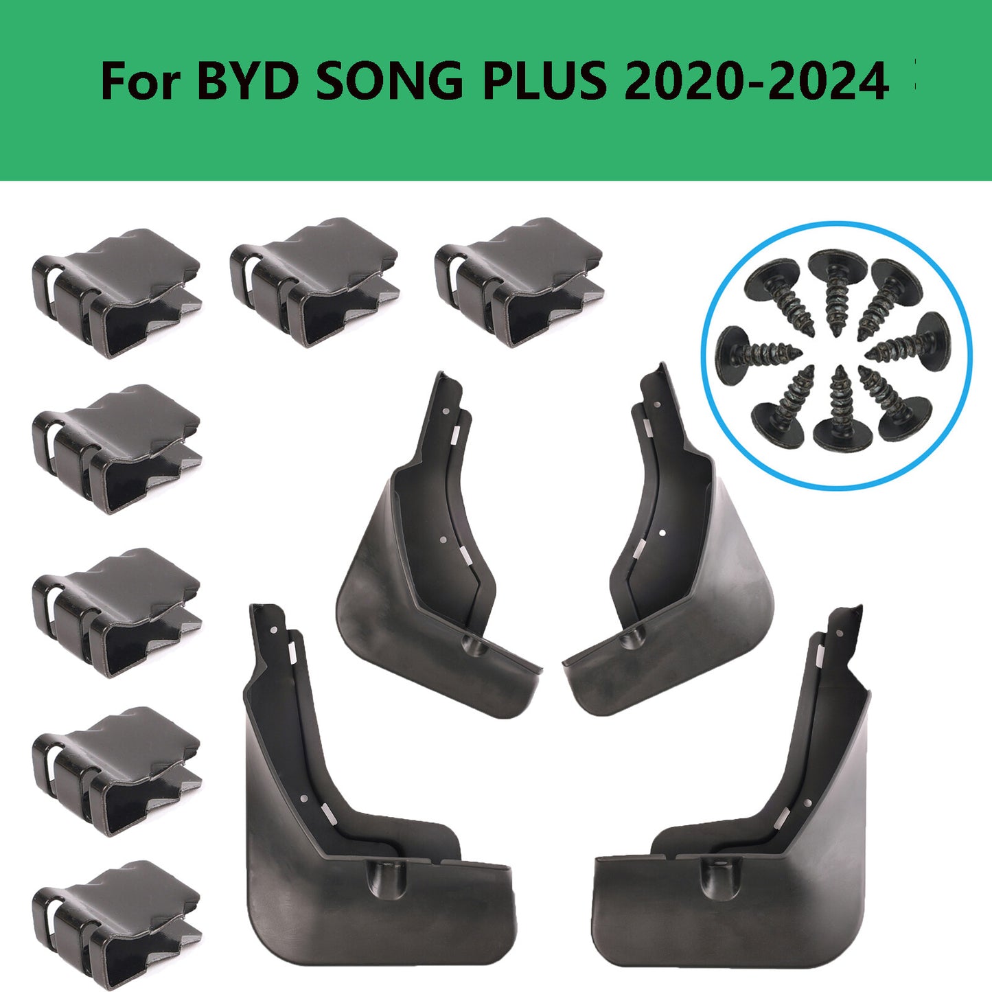 4Pcs for BYD SEAL U DM-i & EV 2023-2024 Splash Guard Mudguard Mud Flaps Guards Q