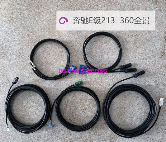 Retrofit full F&R&S Cable wiring Camera for Mercedes W213 E class pre LCI E63 v