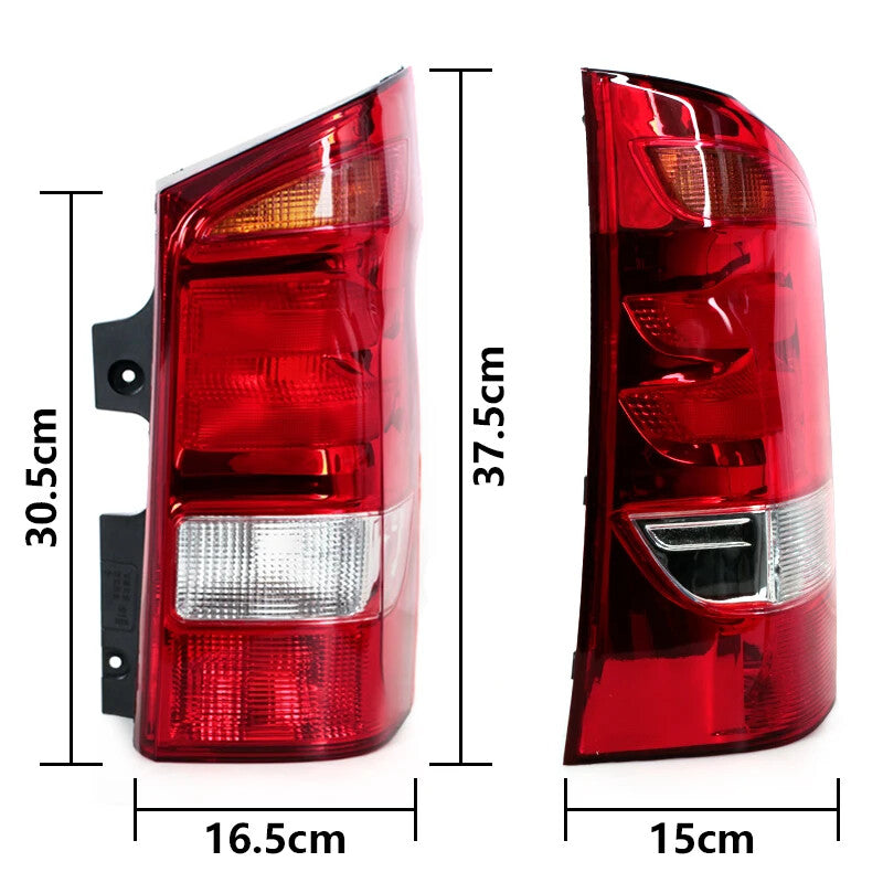 Left taillight housing without bulb cover suitable for Benz Vito Valente W447 2015-2021