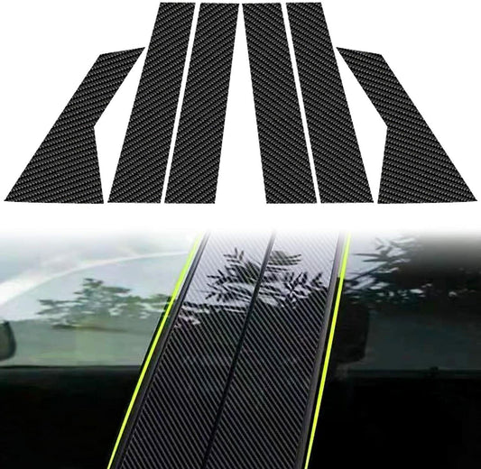 for Honda Accord Sedan 2018-22 Carbon Fiber Window Door Pillar Post Trim Decal