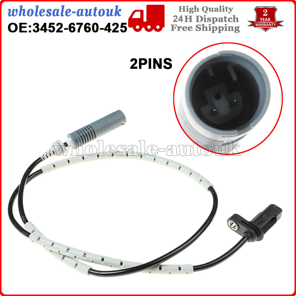 2PCS ABS Wheel Speed sensor rear left / right for BMW 3 Series E90 E92 323 325 328 i Q