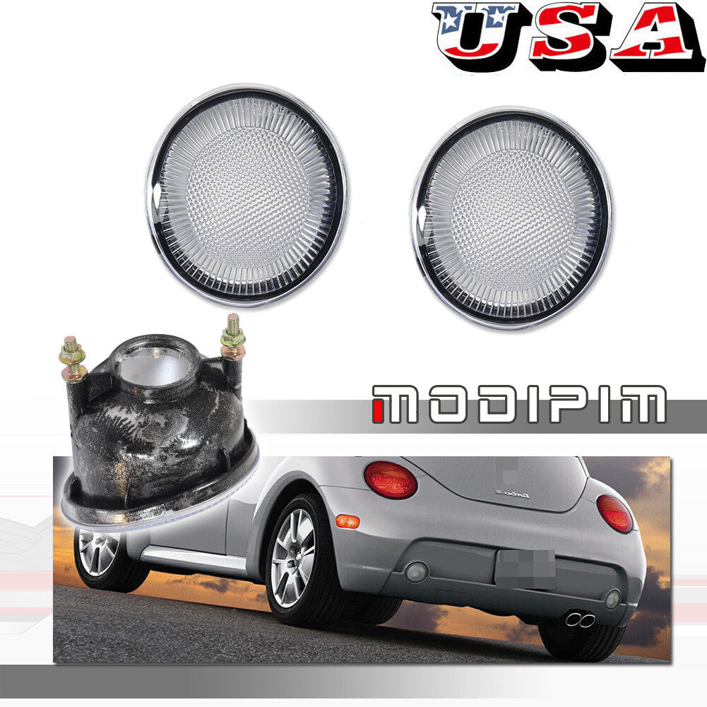2-piece transparent lens rear bumper backup reverse light suitable for Beetle from 1998 to 2005- v