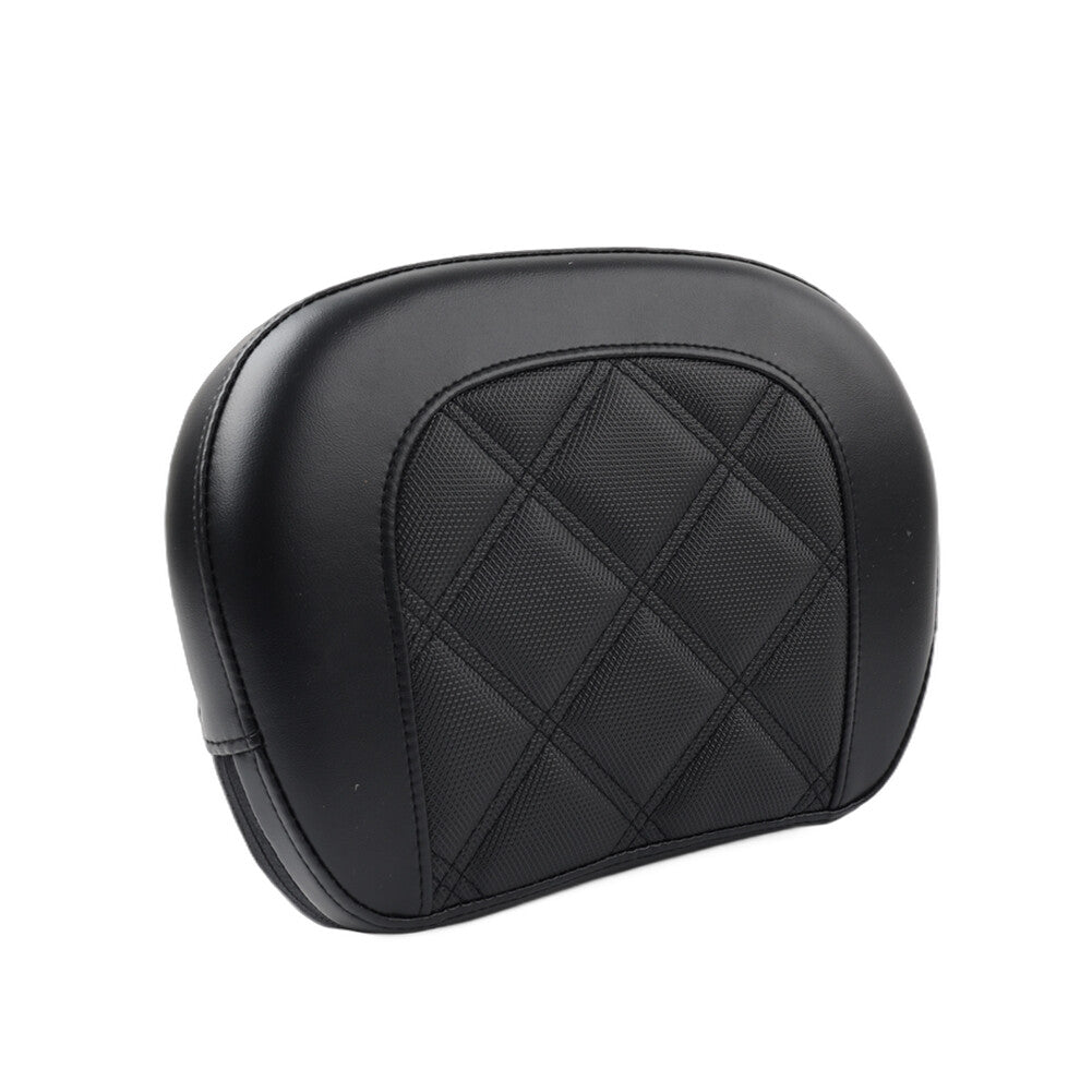 Black Stitching Passenger Sissy Bar Backrest Pad for Harley Electra Road Glide