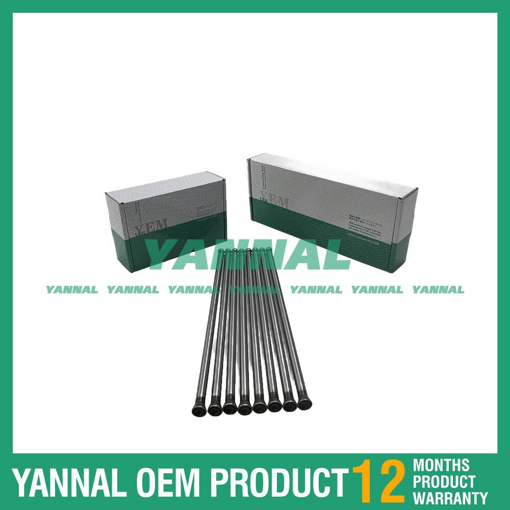 8 new S4Q Valve Push Rods for Mitsubishi Truck and Forklift Engines