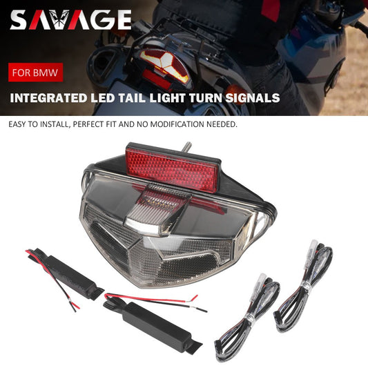 Integrated LED Tail Light Turn Signals for BMW R1200GS ADV F800R F650GS G 650 GS Q