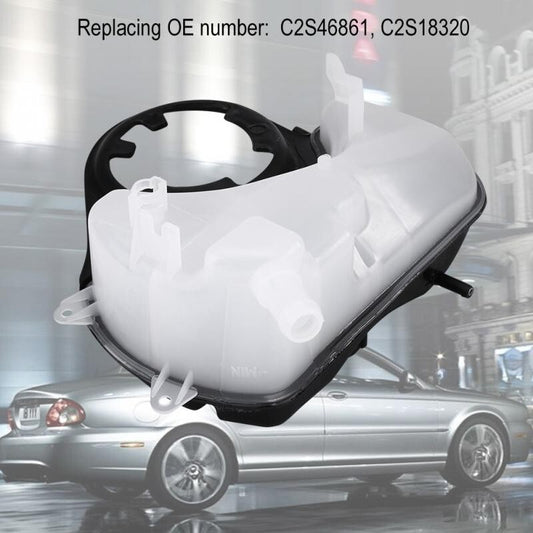 for Jaguar X-Type Coolant Reservoir Bottle OVERFLOW Expansion Tank CAP SET C2S46861