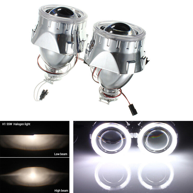 2.5 HID Bi-Xenon Projector Lens LHD/Headlights for Rheumatic Heart Disease and Light Guide Angel Eyes h1h4- n