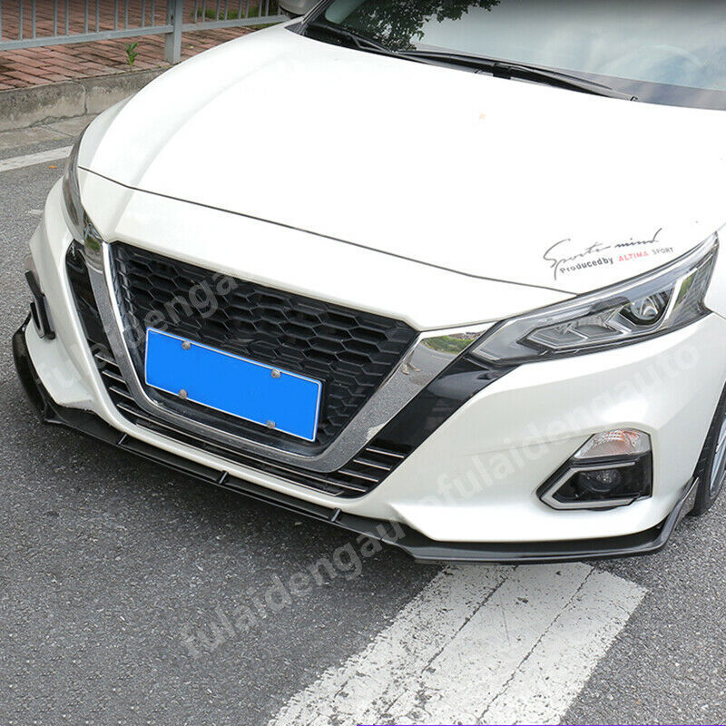 for Nissan Teana Altima 2019-2022 Carbon Fiber Front Bumper Body Lip Diffuser 3P
