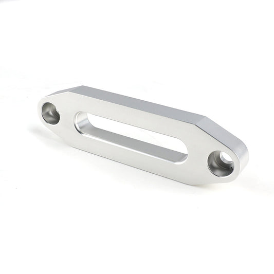 Hawse Fairlead for Synthetic Winch Rope Cable Lead Guide ATV Silver Aluminum Q